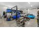 Spacious garage with room for multiple vehicles and workshop at 11438 N 70Th St, Scottsdale, AZ 85254