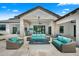Relaxing patio with fire pit and comfortable seating at 11438 N 70Th St, Scottsdale, AZ 85254