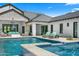Luxury pool with spa and patio seating at 11438 N 70Th St, Scottsdale, AZ 85254