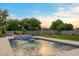 Resort style pool and spa with multiple fountains at 11438 N 70Th St, Scottsdale, AZ 85254