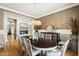 Formal dining room, hardwood floors, and large windows at 11885 N Sunset Vista Dr, Fountain Hills, AZ 85268