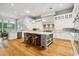 Gourmet kitchen with large island, stainless steel appliances, and white cabinetry at 11885 N Sunset Vista Dr, Fountain Hills, AZ 85268