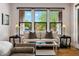 Sitting area with sofa and large windows at 11885 N Sunset Vista Dr, Fountain Hills, AZ 85268