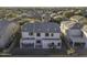 Aerial view of the house and its backyard at 1340 E Kingman Pl, Casa Grande, AZ 85122