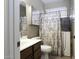 Bathroom with walk-in shower and vanity at 1340 E Kingman Pl, Casa Grande, AZ 85122
