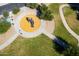 Aerial view of a neighborhood playground with play structures at 1340 E Kingman Pl, Casa Grande, AZ 85122