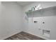 Bright laundry room with shelving and ample space at 1360 W Inca Dr, Coolidge, AZ 85128