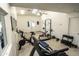 In-home gym with various exercise equipment at 1440 E Secretariat Dr, Tempe, AZ 85284