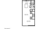 Main floor plan with living room, dining area, and kitchen at 4444 N 25Th St # 15, Phoenix, AZ 85016