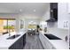 Modern kitchen with white cabinets, quartz countertops, and a large island at 562 N Sun Rd, Apache Junction, AZ 85119