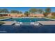 Inviting backyard pool with spa and lounge chairs at 7802 W Artemisa Ave, Peoria, AZ 85383