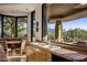 Kitchen boasts a breakfast nook and mountain views at 10040 E Happy Valley Rd # 1045, Scottsdale, AZ 85255