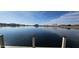 Tranquil lake view from a dock at 17913 W Desert View Ln, Goodyear, AZ 85338