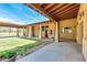 Covered patio with view of the house at 23724 S 126Th St, Chandler, AZ 85249