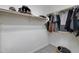 Well-organized closet with shelves and hanging space for clothes at 2592 E San Rafael Trl, Casa Grande, AZ 85194