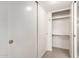 Large closet with sliding doors and shelving for storage at 7005 N Via Camello Del Sur -- # 45, Scottsdale, AZ 85258