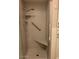 Large walk-in shower with seat and grab bar at 7950 E Keats Ave # 194, Mesa, AZ 85209