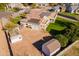 Luxury home with solar panels, detached shed, and spacious backyard at 21391 E Orchard Ln, Queen Creek, AZ 85142