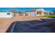 Backyard with garden beds and storage shed at 21391 E Orchard Ln, Queen Creek, AZ 85142