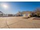 Large driveway and landscaped front yard at 21391 E Orchard Ln, Queen Creek, AZ 85142