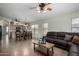 Bright dining area adjacent to kitchen, seating for six at 3949 E Monona Dr, Phoenix, AZ 85050