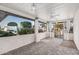 Covered entryway with tile flooring and ceiling fan at 575 Leisure World --, Mesa, AZ 85206