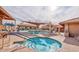 Community pool and spa with shaded seating areas at 575 Leisure World --, Mesa, AZ 85206