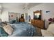 Bright bedroom with large windows and mirrored closet doors at 650 N Hawes Rd # 4634, Mesa, AZ 85207