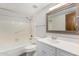 Updated bathroom with tub, shower, and modern vanity at 7402 E Carefree Dr # 319, Carefree, AZ 85377