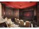 Home theater with large screen and comfortable seating at 11068 E Canyon Cross Way, Scottsdale, AZ 85255