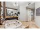 Elegant bathroom featuring a large soaking tub and a spacious vanity at 11132 E Juan Tabo Rd, Scottsdale, AZ 85255