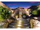 Stunning curb appeal with a gated entry and mountain views at 11132 E Juan Tabo Rd, Scottsdale, AZ 85255