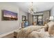Relaxing main bedroom with private access to the backyard patio at 11132 E Juan Tabo Rd, Scottsdale, AZ 85255