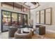 Cozy sitting area with patio doors leading to backyard at 11132 E Juan Tabo Rd, Scottsdale, AZ 85255