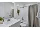 Clean bathroom with bathtub, shower, and updated vanity at 20865 E Timberline Rd, Queen Creek, AZ 85142
