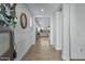 Bright and spacious entryway with wood-look tile floors at 20865 E Timberline Rd, Queen Creek, AZ 85142