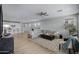 Spacious living room with neutral decor and hardwood floors at 20865 E Timberline Rd, Queen Creek, AZ 85142