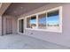 Covered patio with double door access at 21576 E Pecan Ct, Queen Creek, AZ 85142