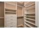 Spacious walk-in closet with ample shelving at 5350 E Deer Valley Dr # 1433, Phoenix, AZ 85054