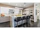 Modern kitchen with stainless steel appliances and expansive island at 6450 E Bent Tree Dr, Scottsdale, AZ 85266