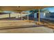 Covered patio overlooks a backyard with a storage shed at 1025 S Lola Ln, Tempe, AZ 85281