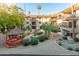 Ground level view of the community's courtyard, gazebo, and fountain at 10330 W Thunderbird Blvd # A213, Sun City, AZ 85351