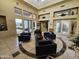 Elegant lobby with comfortable seating and high ceilings at 11375 E Sahuaro Dr # 2065, Scottsdale, AZ 85259