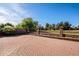 Brick paved backyard with golf course view at 11806 N 40Th Pl, Phoenix, AZ 85028