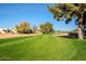 View of a lush green golf course with trees and homes at 11806 N 40Th Pl, Phoenix, AZ 85028