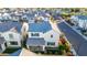Aerial view showcasing a house with backyard at 1372 W Crane Dr, Chandler, AZ 85286