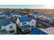 Aerial view highlighting house and neighborhood at 1372 W Crane Dr, Chandler, AZ 85286