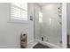 Elegant bathroom with marble shower and modern fixtures at 1372 W Crane Dr, Chandler, AZ 85286