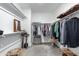 Large walk-in closet with ample shelving and hanging space at 1372 W Crane Dr, Chandler, AZ 85286