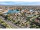 Community overview, lake, and amenities at 1633 E Lakeside Dr # 113, Gilbert, AZ 85234